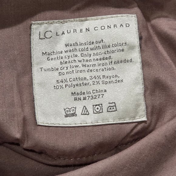 LC Lauren Conrad Lilac Distressed Straight Leg Jeans Size 14 A104 - Picture 3 of 8